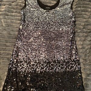 Sequin Gradient Dress